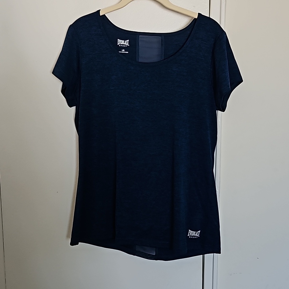 Everlast sport navy workout top, size L